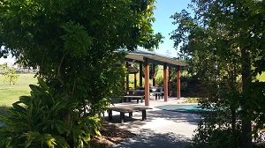 BBQs and shelters at All Abilities Playground