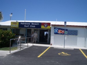 Rainbow Beach surf club entry